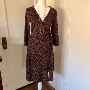 Super soft faux wrap dress